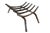 Mid 20th Century Fireplace Grate Log Holder For Sale - Image 9 of 9
