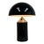 Vico Magistretti for Oluce Atollo Medium Black Metal Table Lamp For Sale