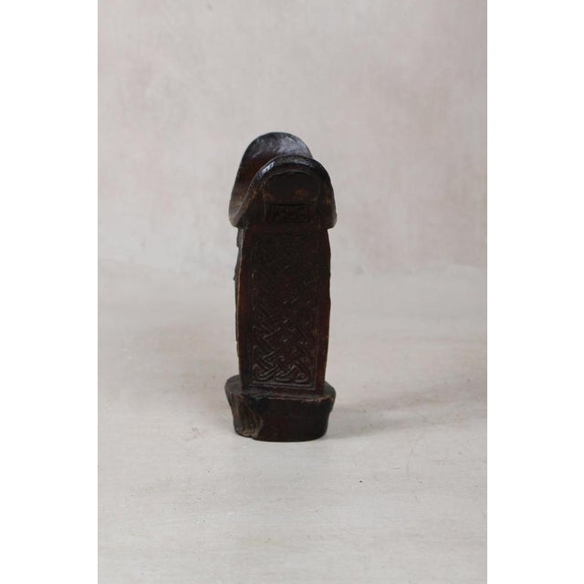 Vintage Ethiopian Headrest in Wood For Sale - Image 3 of 7