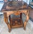 Mid 20th Century Moorish Mother of Pearl Wood Marquetry Inlay Occasional Side Square Tea Table For Sale - Image 12 of 12
