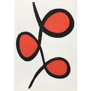 Alexander Calder Zurich 5 Original Lithograph 1973 For Sale