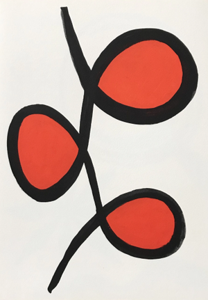 Alexander Calder Zurich 5 Original Lithograph 1973