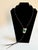 American Native American Turquoise Style, Malachite & Onyx Inlaid Silver Bolo Tie 1960s For Sale - Image 3 of 8