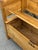 Rustic European Pine Two Compartment Storage Bench or Settle For Sale - Image 3 of 18