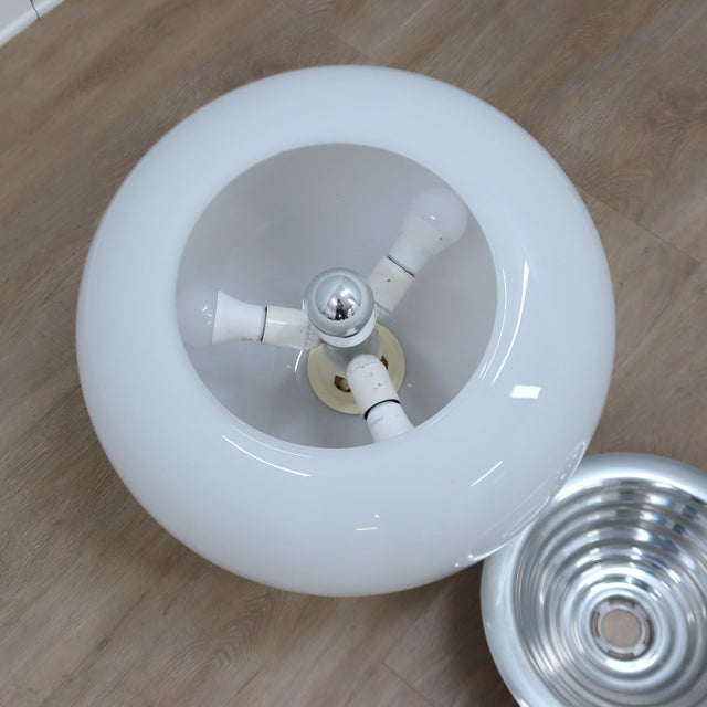 1970s Black and White Hanging Lamp by Castiglioni Brothers for Flos, 1970s For Sale - Image 5 of 9