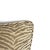 African Large Zebra Print Chenille in Fawn With Self-Welt Pillow Cover For Sale - Image 3 of 8