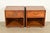Mid-Century Modern Henredon Mid-Century Modern Campaign Oak Nightstands, Pair For Sale - Image 3 of 15
