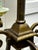 Brass Vintage Brass Four Arm Gas Electric Chandelier For Sale - Image 8 of 11