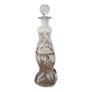 Mid 20th Century Holmegaard Kastrup Glassworks Kluk Kluk Decanter With Lid