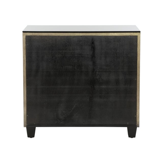 2020s Pendry Faux Shagreen Nightstand For Sale - Image 5 of 6