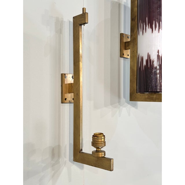 1960s Wall Lamps by Ludovico Diaz De Santillana for Venini, 1960s, Set of 4 For Sale - Image 5 of 16