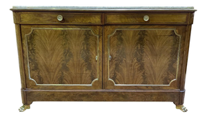 Restoration Mahogany Sideboard with Brass Trim