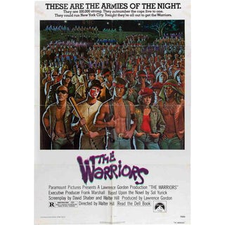 Vintage The Warriors Movie Poster, 1979 For Sale