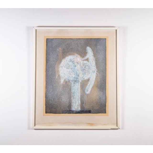 Black Wolfgang Thesen, Nr. 14, Mixed Media on Paper For Sale - Image 8 of 8