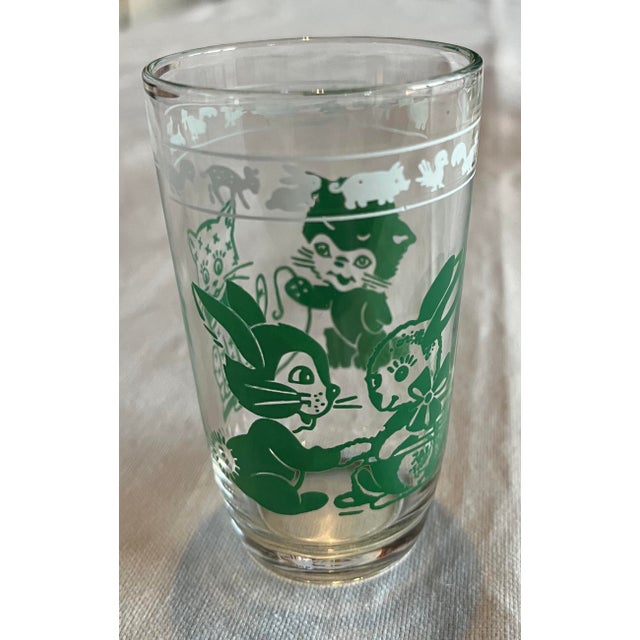 Mid-Century Modern Circa 1950's Swanky Swig Kiddie Kups- Set of 7 For Sale - Image 3 of 5