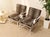 Vintage Leopard Print Lounge Chairs With White Scroll Arms For Sale - Image 4 of 8