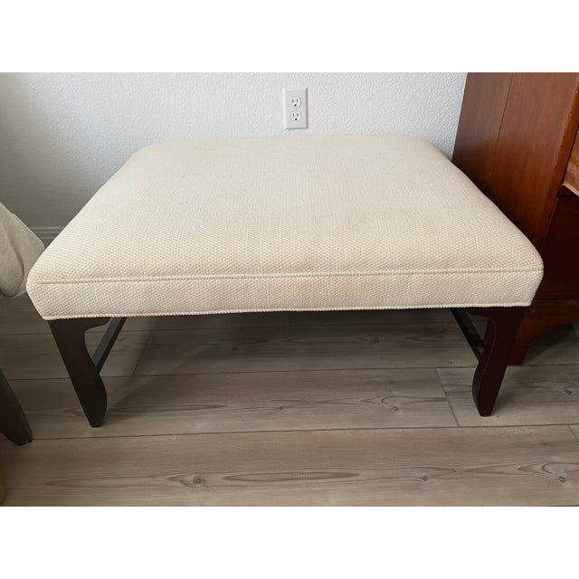 Vintage Barbara Barry Slipper Chair With Ottoman For Sale - Image 15 of 18