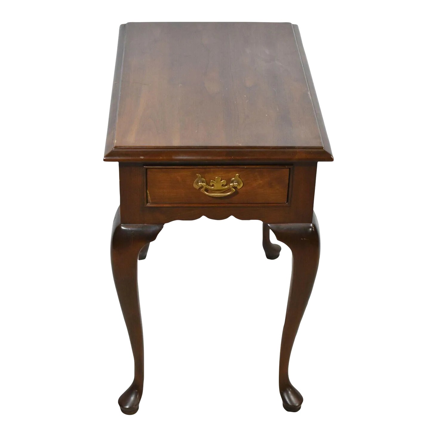 Stickley Mahogany Queen Anne Style End Table Williamsburg Style Chairish