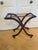 English Vintage English Serving Table Bar Cart Luggage Rack For Sale - Image 3 of 12