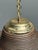 Midcentury Italian Pencil Reed Rattan Bamboo and Brass Hanging Pendant Lamp, 1970s from Vivai Del Sud, 1960s For Sale - Image 6 of 13