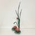 1950s Vintage Italian Boho Chic Hollywood Regency Tole Water Lilies Wall Candle Scone For Sale - Image 15 of 18