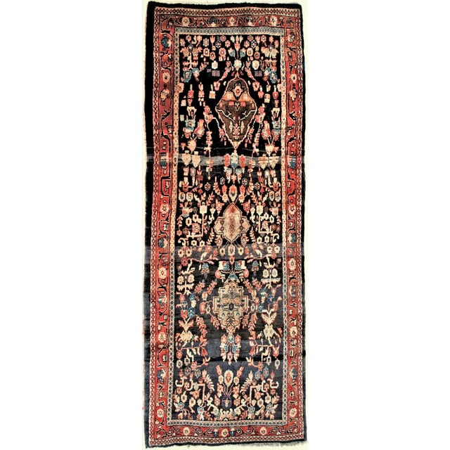 Vintage Persian Hall Rug- 4′3″ × 9′6″ For Sale - Image 13 of 13