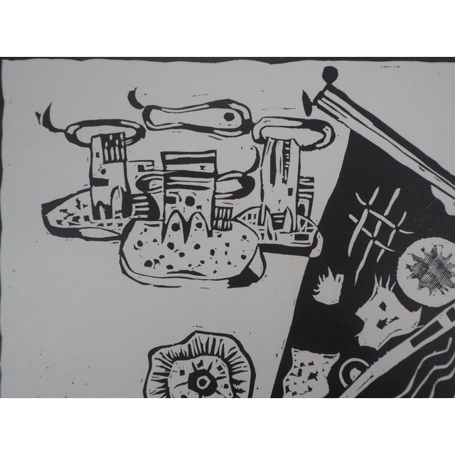 After Vassily Kandinsky, Composition, 1935, Engraved Wood For Sale - Image 4 of 8