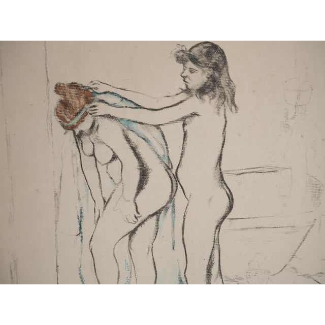 Suzanne Valadon, The Toilette: Girls Drying Themselves, Signed Lithograph For Sale - Image 6 of 8
