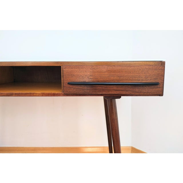 Wood Desk by M. Pozar for Up Závody, Czechoslovakia, 1960s For Sale - Image 7 of 18