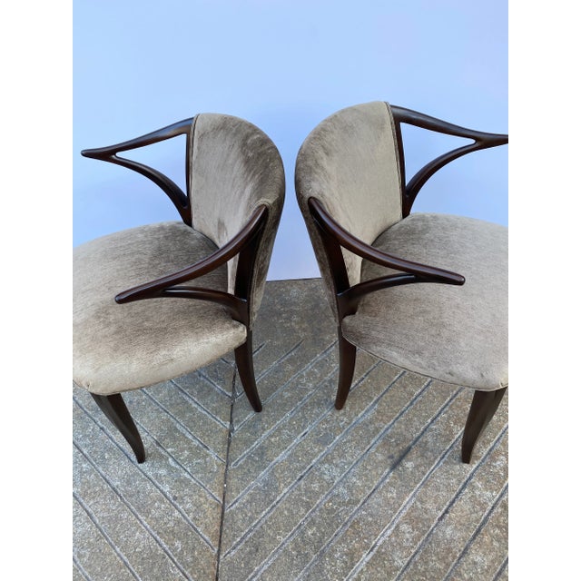 Mid-Century Modern Edward Wormley Janus Armchairs - a Pair For Sale - Image 3 of 11