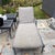 Restoration Hardware Restoration Hardware Antibes Zinc Chaise Lounge Chairs With Cushions ($1500 for Pair $750 Each) For Sale - Image 4 of 11