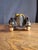 Yellow Rare 6" Deluxe Size Hubley Take-a-Part Roadster Yellow & Black Cast Iron 1933 For Sale - Image 8 of 18
