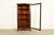 Early 20th Century Berkey & Gay Antique Victorian Carved Oak Curved Glass Bookcase or Display Cabinet, Circa 1900 For Sale - Image 5 of 13