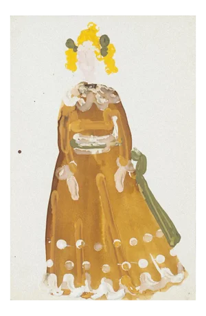 Costume Mixed Media on Paper by Alkis Matheos