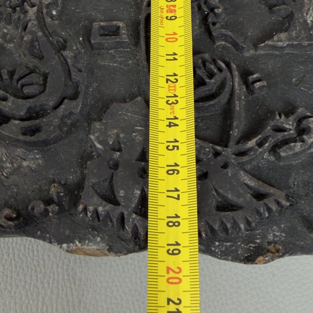 Carved Wooden Matrix Mold, Mid 20th Century For Sale - Image 10 of 11