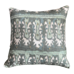 Ryan Home Sage Green Ikat Pillow