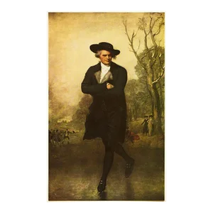 1956 After Gilbert Stuart "The Skater", Vintage Full-Color Print