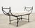 Neoclassical Neoclassical Style Horned Aluminum Bench After Diego Giacometti For Sale - Image 3 of 18