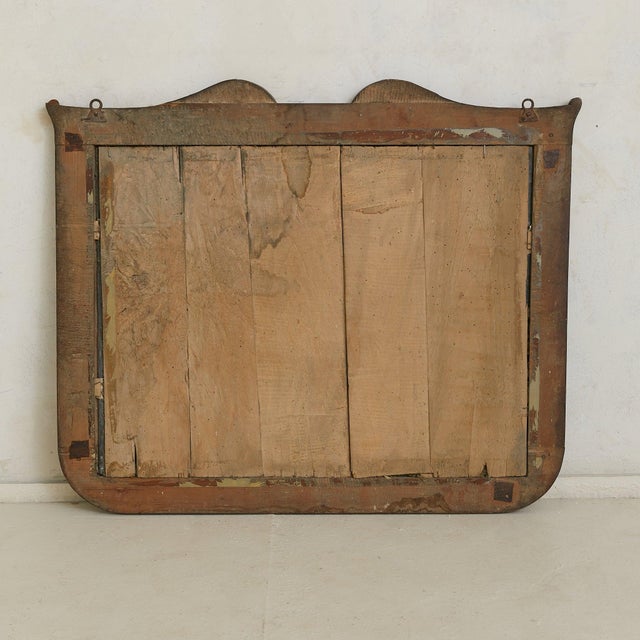 Italian Neoclassical Cherry Wood Wall Mirror, 19th Century For Sale - Image 11 of 11