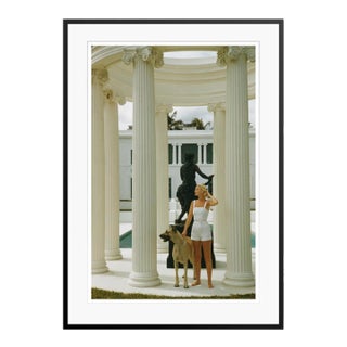Contemporary C. Z. Guest 1955 by Slim Aarons Black Framed C-Print For Sale