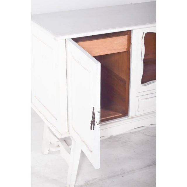 Vintage European White Painted Sideboard, 1920s For Sale - Image 14 of 15