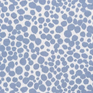 Sample - Schumacher Zoe Fabric in Blue For Sale