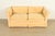 Contemporary Baker Furniture Style Modern Mohair Velvet Tuxedo Sofa or Loveseat For Sale - Image 3 of 13