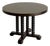 Vintage Bobbin Leg Round Dining Table For Sale