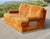 Suede and Steel Orange Sofa, 1970 For Sale - Image 11 of 18