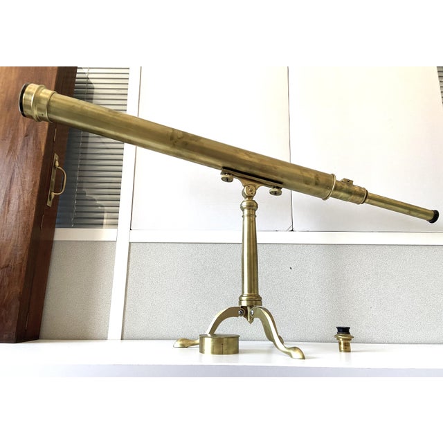 Antique Astronomical Celestial Telescope, France, 1890s For Sale - Image 17 of 18