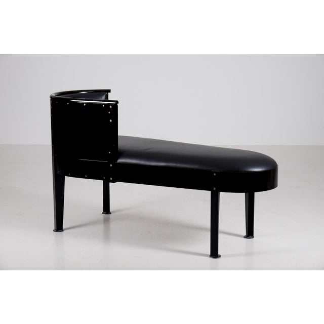 Black Daybed by Mats Theselius for Källemo, 1990s For Sale - Image 8 of 14