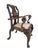 19th Century Chippendale Desk Chair in Oak, 1880 For Sale - Image 5 of 8