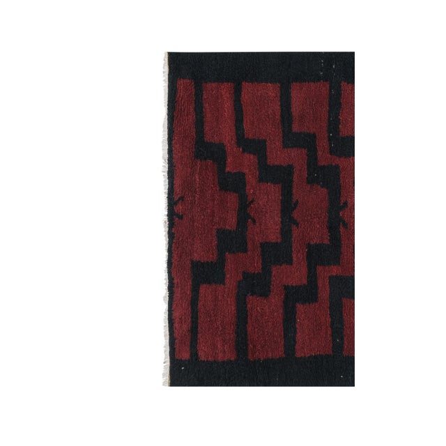 Angora Mohair Tulu Rug 3'9'' X 6'2'' For Sale - Image 4 of 10