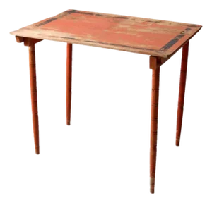 Antique Painted Wood Folding Table
